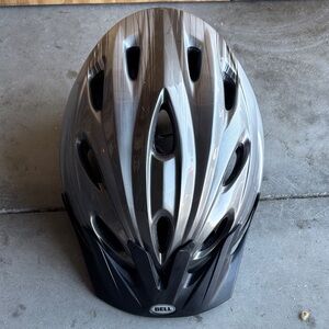 Bell Gray and Black Bike Helmet